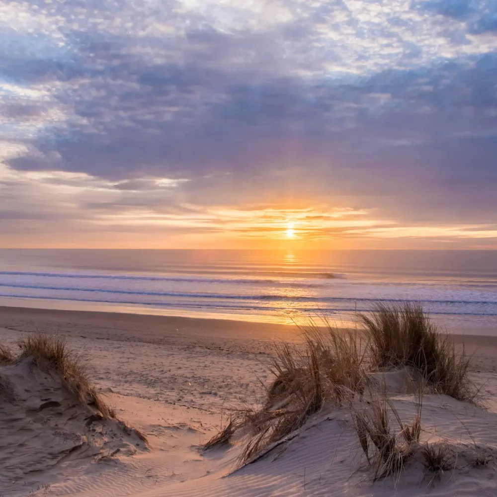 Coucher de soleil à Saint-Trojan-les-Bains sur l'île d'Oléron, à quelques pas du camping Antioche d'Oléron.
