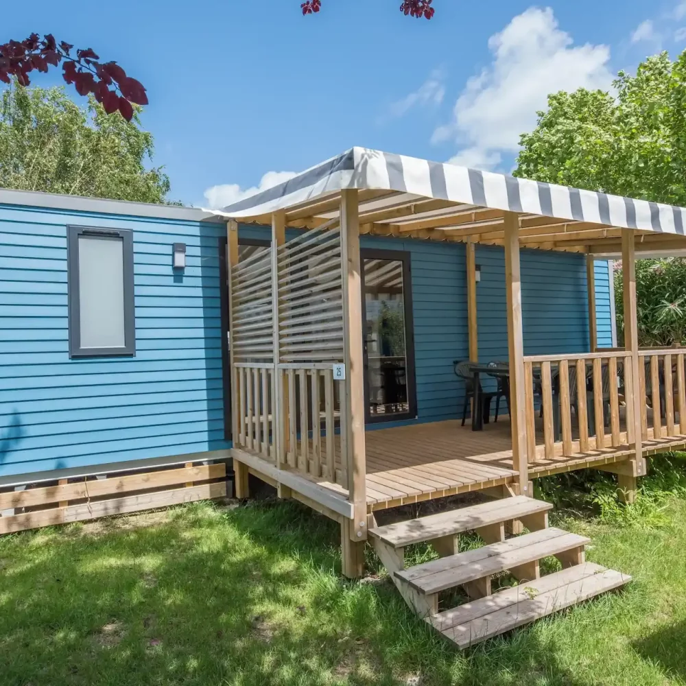 Location de mobil-home sur l'île d'Oléron en Charente-Maritime.